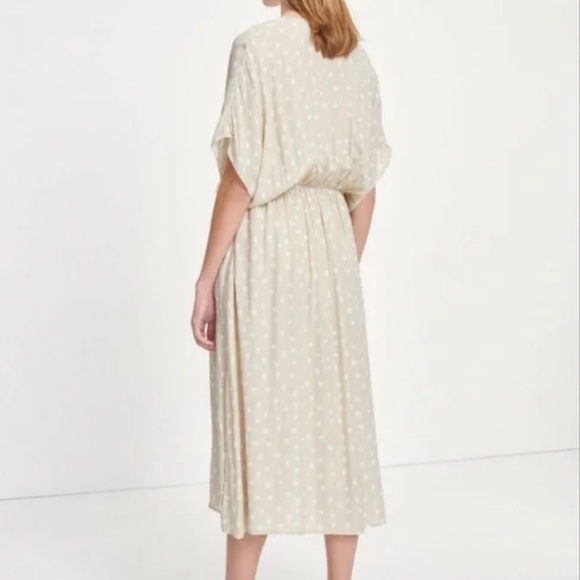SAMSOE SAMSOE Andina Long Dress in Rice Doodle Dot Size Medium Cottagecore - Picture 2 of 12